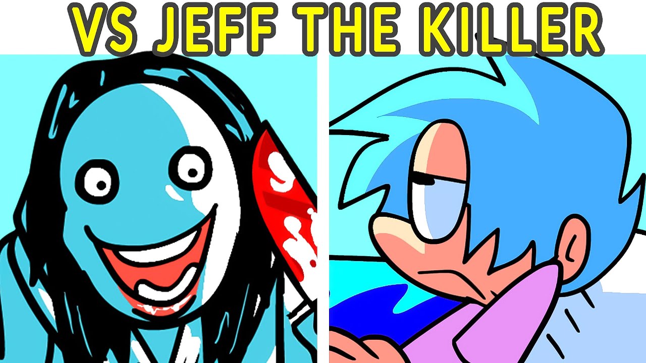 Friday Night Funkin' VS Jeff / Jeff the Killer (FNF MOD/Gameplay) (Creepypasta/Scary)