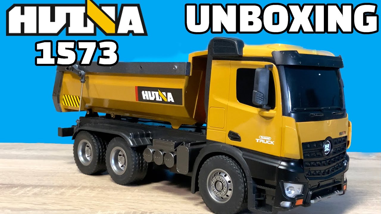 Unboxing & Review Huina 1573 - Camion RC Obras