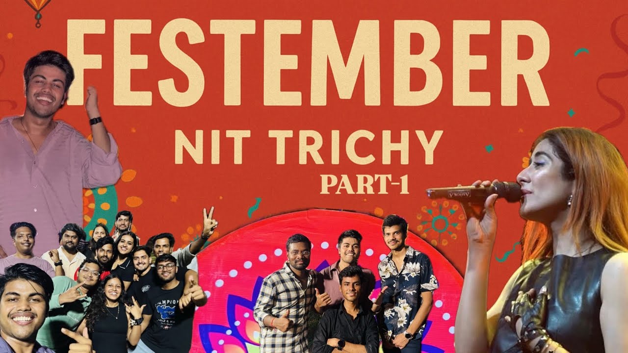 FESTEMBER 2025 🫶🏻 | NIT TRICHY | JONITA GANDHI | COLLEGE FEST | CONCERT 2025 | PART-1