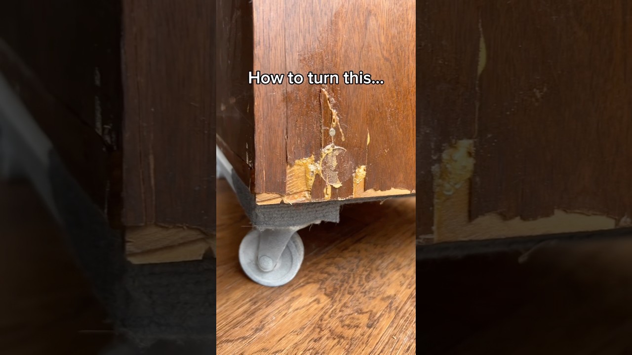 Fixing veneer doesn&rsquo;t have to be hard! Here&rsquo;s how to do it! Products linked in the description!