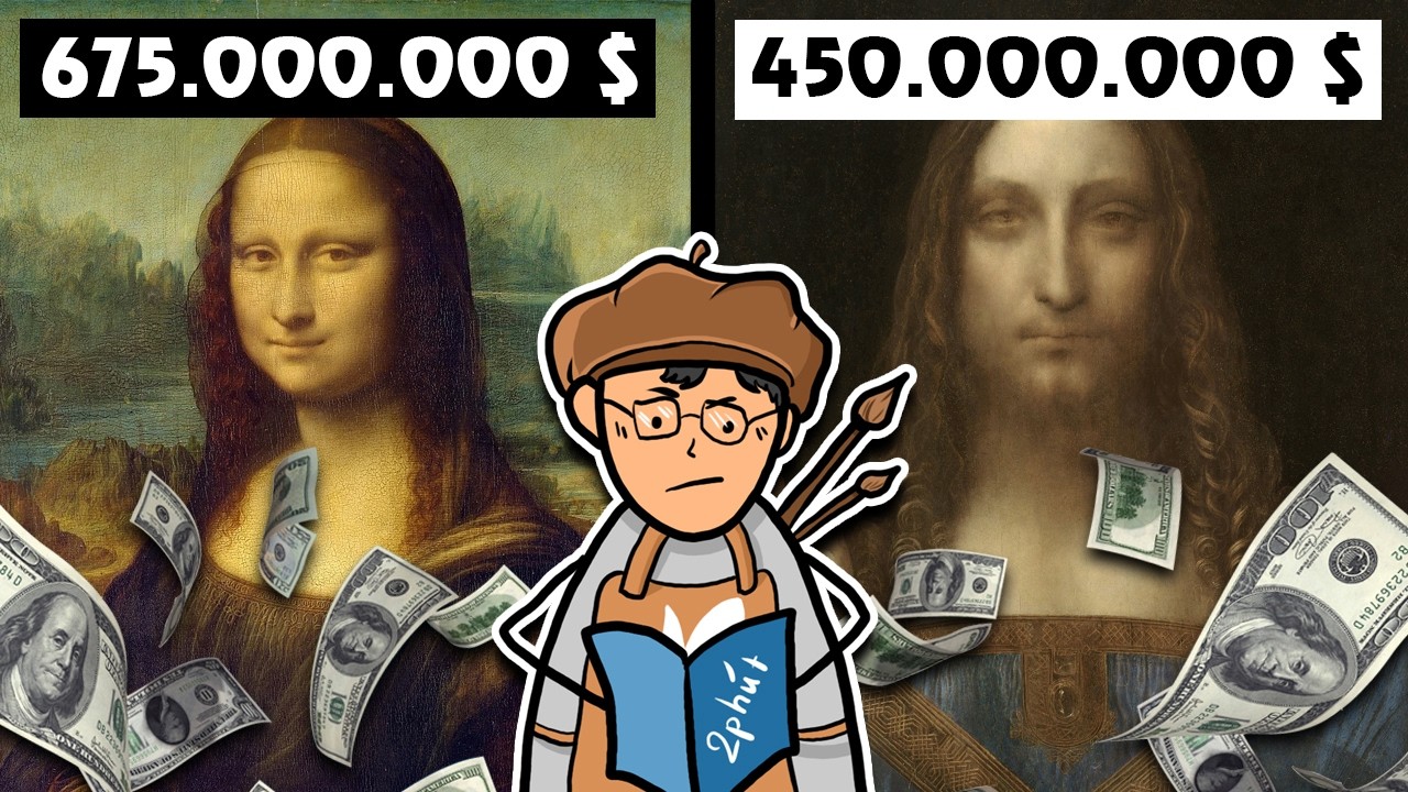 TOP 15 Bức tranh đắt gi&aacute; nhất tr&ecirc;n thế giới trong 9 ph&uacute;t. Tranh Van Gogh chỉ TOP 13 ???