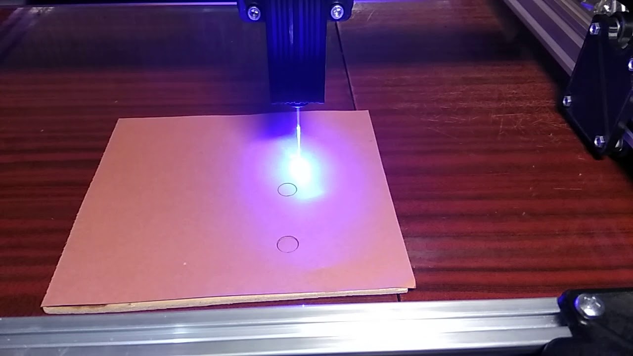 Лазерный гравер 5.5Вт, офлайн контроллер, сенсорный дисплей