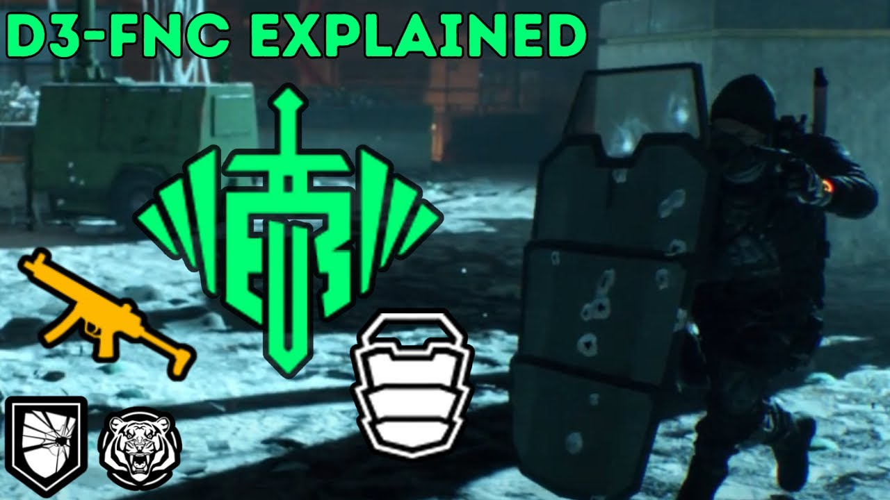 Become a WALKING TANK! 🛡 D3-FNC Explained - The Division 1 in 2025