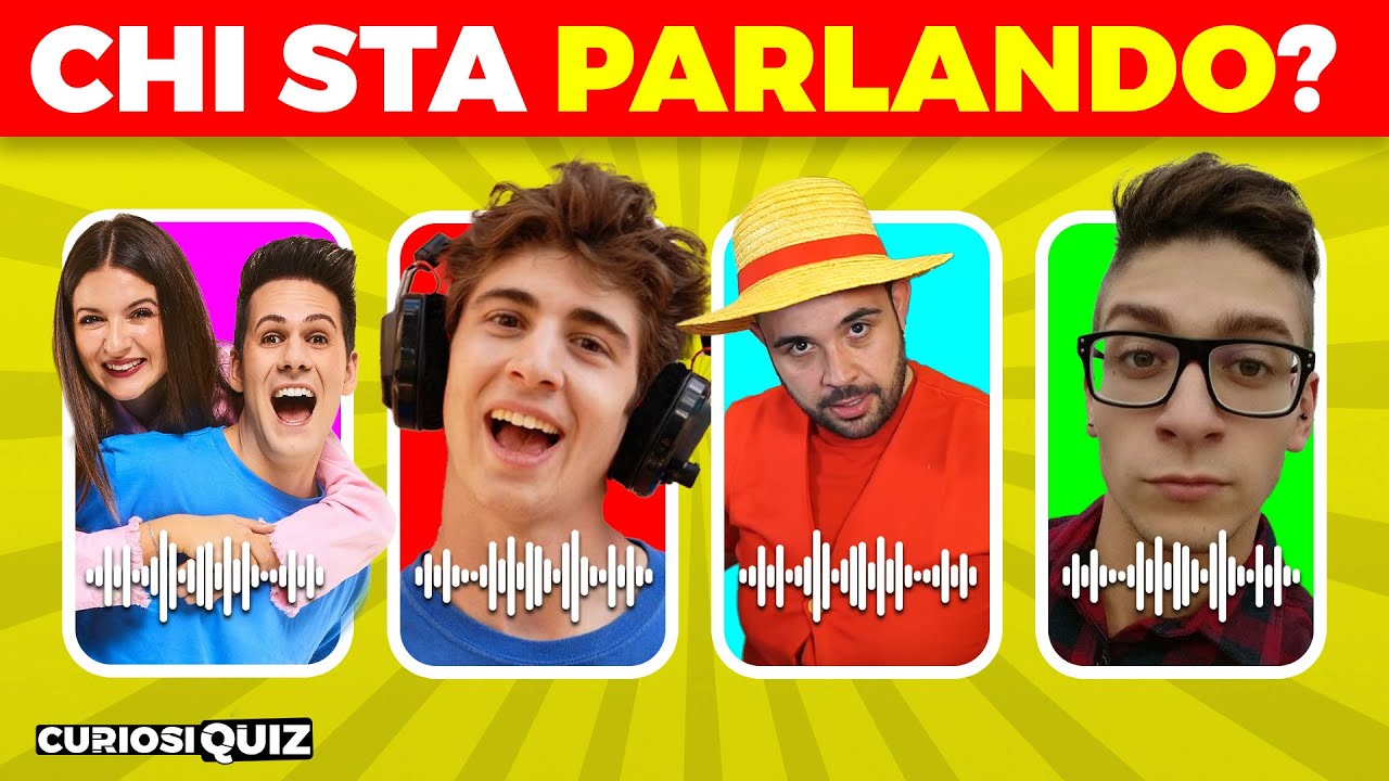 Indovina lo YOUTUBER dalla VOCE | Quiz Youtuber