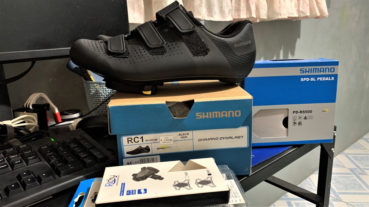 Shimano SPD pedal RS500 + Shimano RC1 cleats