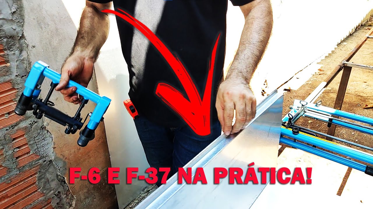 (Passo a Passo) Dobrando Calha Personalizada com as Dobradeiras F-37 e F-6!