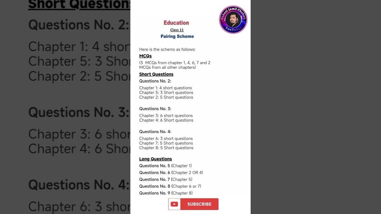 1st year Education Pairing Scheme 2025