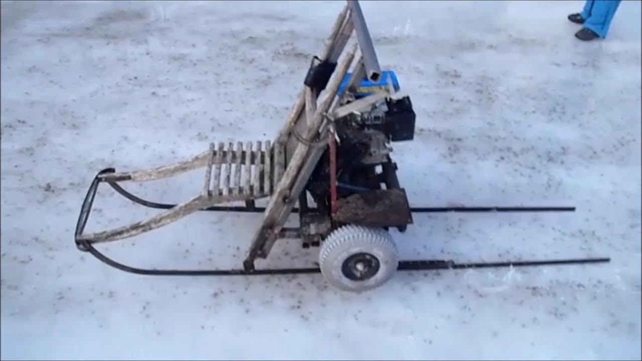 Motorized Sled homemade