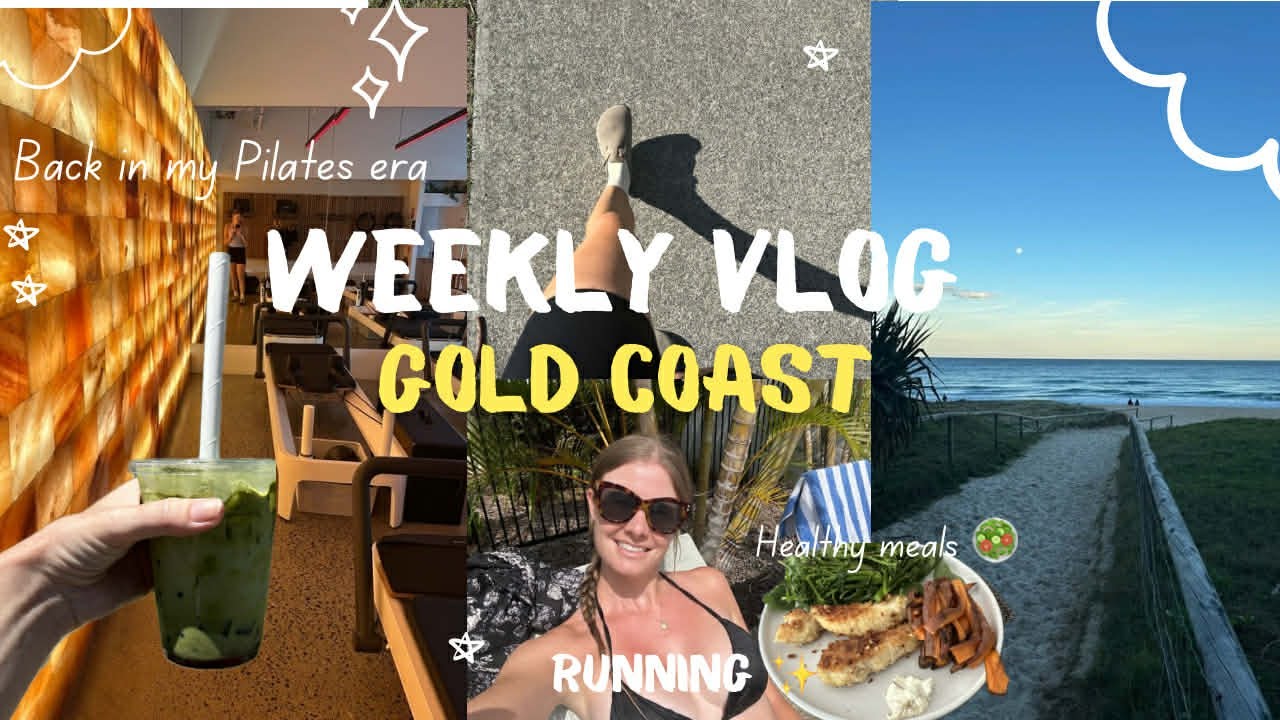 WEEKLY VLOG: Life on the Gold Coast! Running, pilates, surfing and healthy meals with Hello Fresh