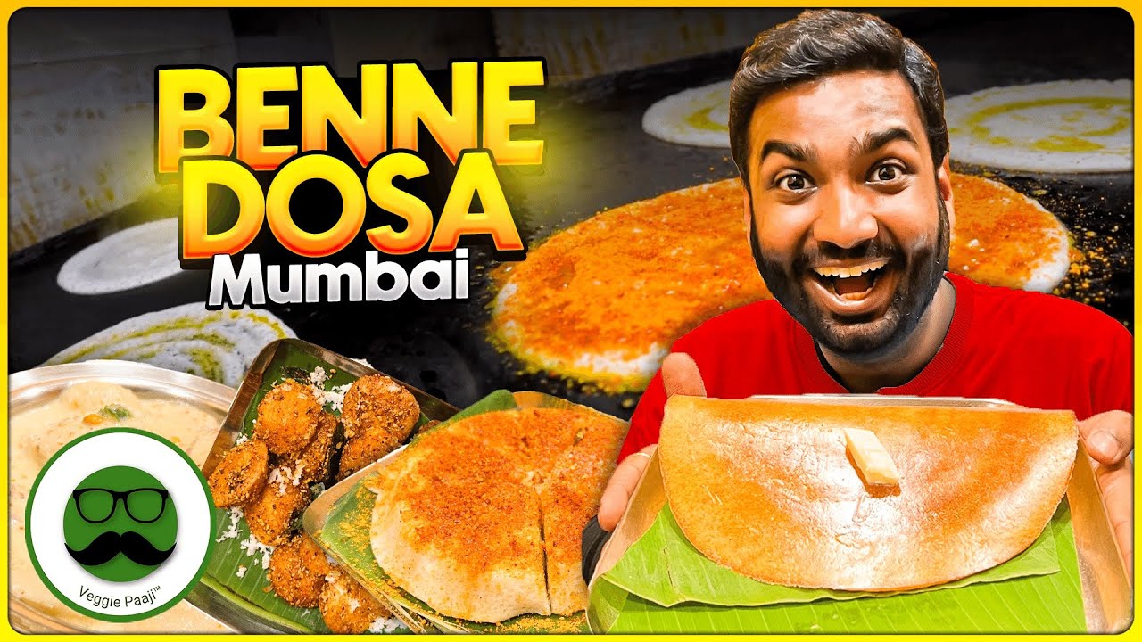 Bangalore Style Benne Dosa in Mumbai Food | Brahmin Cafe | Veggie Paaji