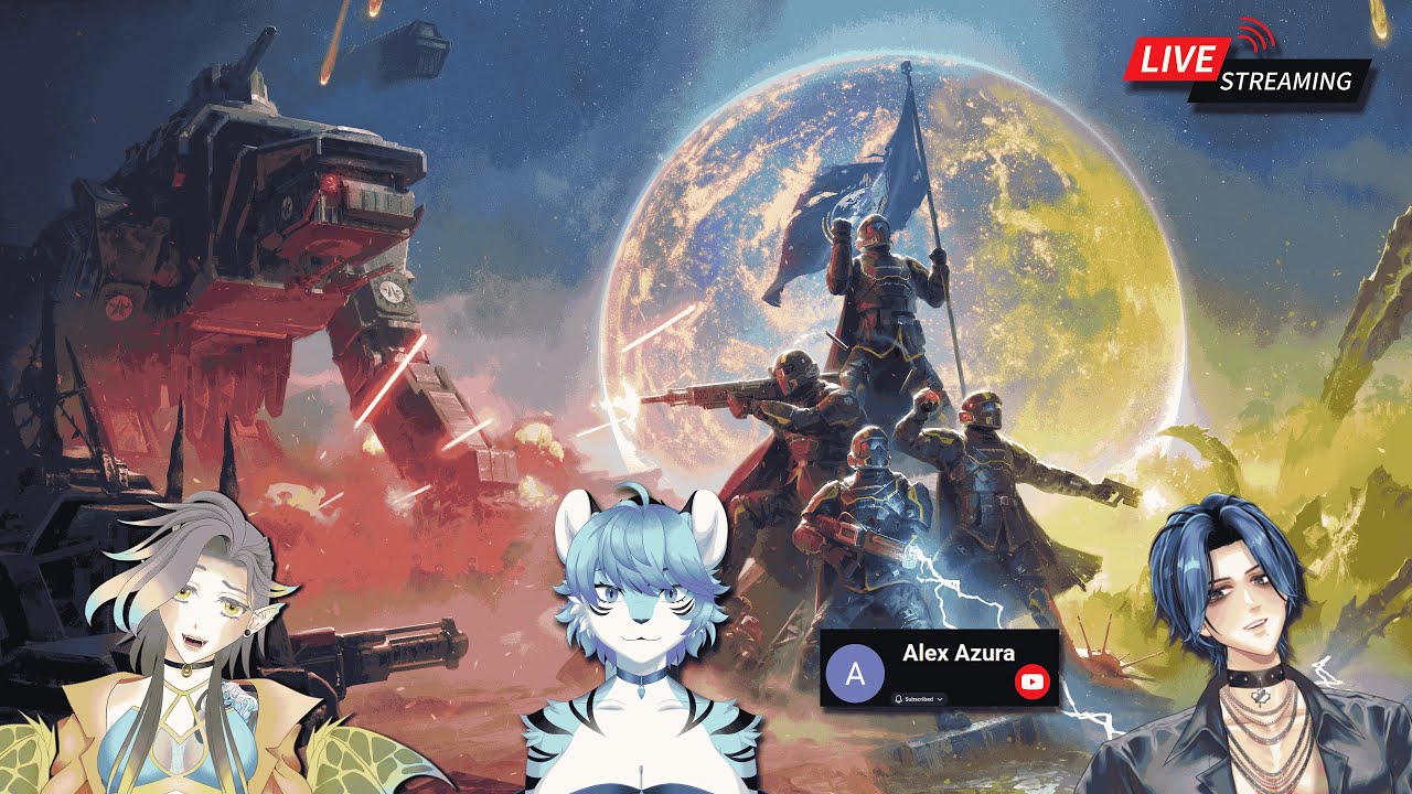Chaos Squad asamble in Helldivers II - with @Teufelstiger  @AlexAzura  @KazimirManalo