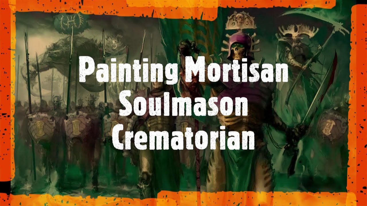How to paint Ossiarch Bonereapers Mortisan Soulmason with Lava base