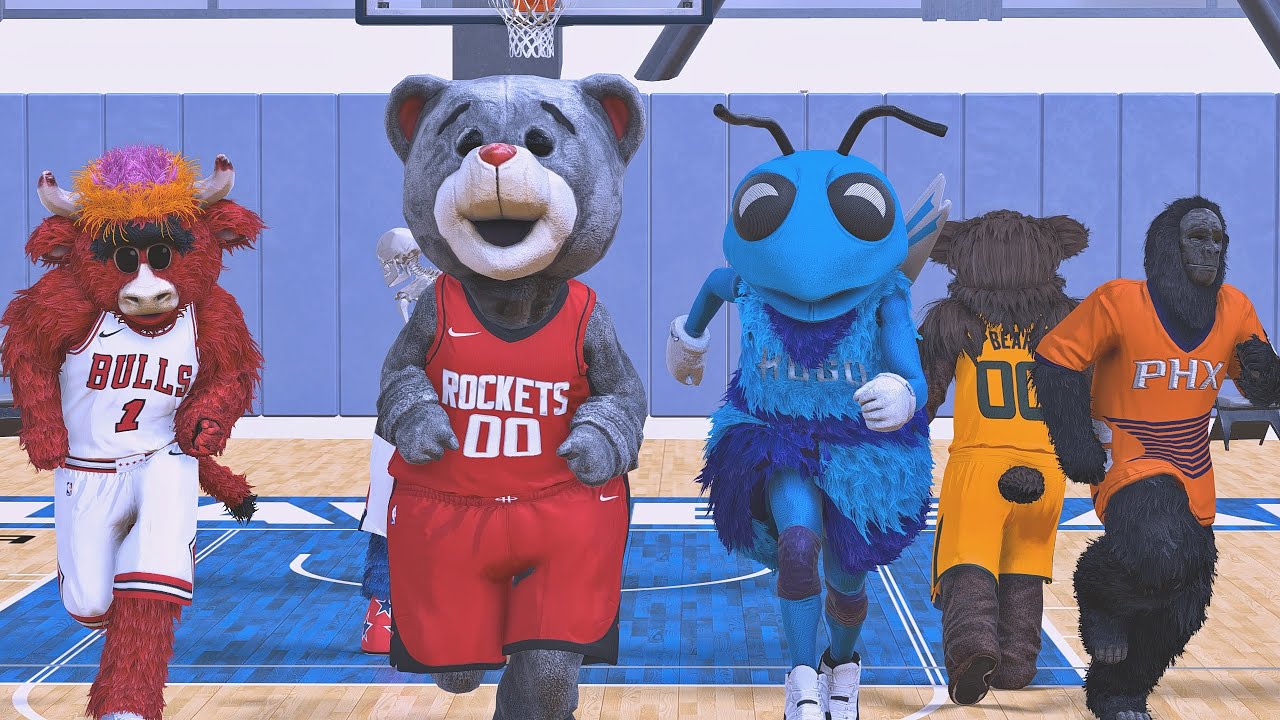 NBA 2K22 - Mascots In Blacktop - Blacktop Plus 3.0