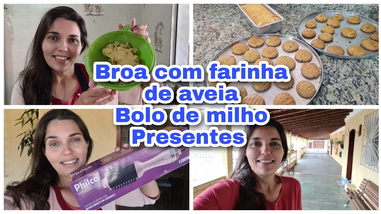 Vlog/fiz broa/bolo de milho/sopa de feijão com mandioquinha/café da tarde com visita especial.