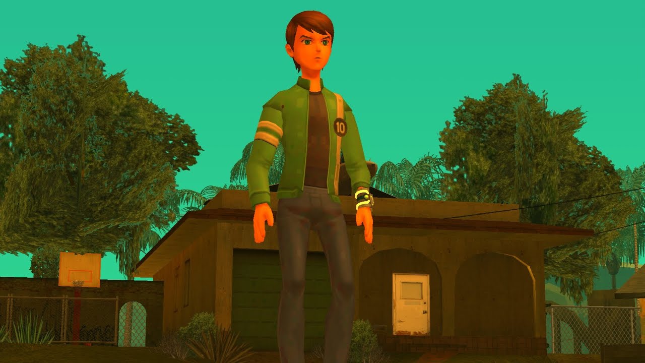 GTA SA - Ben 10 Alien Force with OG Omnitrix | Skins Mod PC/Android