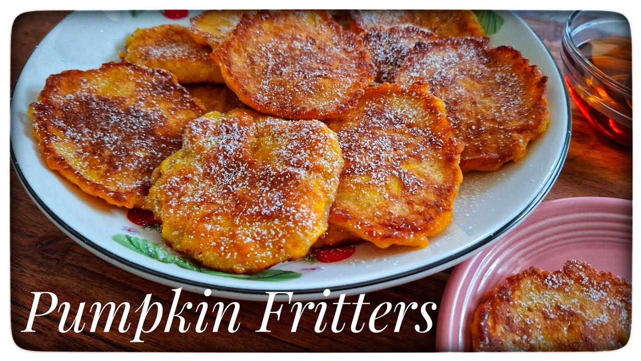 PUMPKIN FRITTERS 🎃 