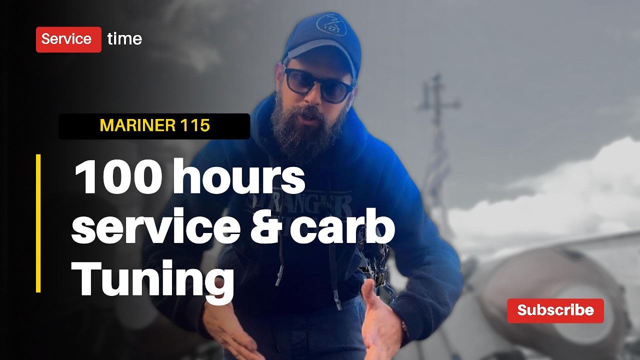 Mariner 115 2T  100 hours service and carburetor tuning