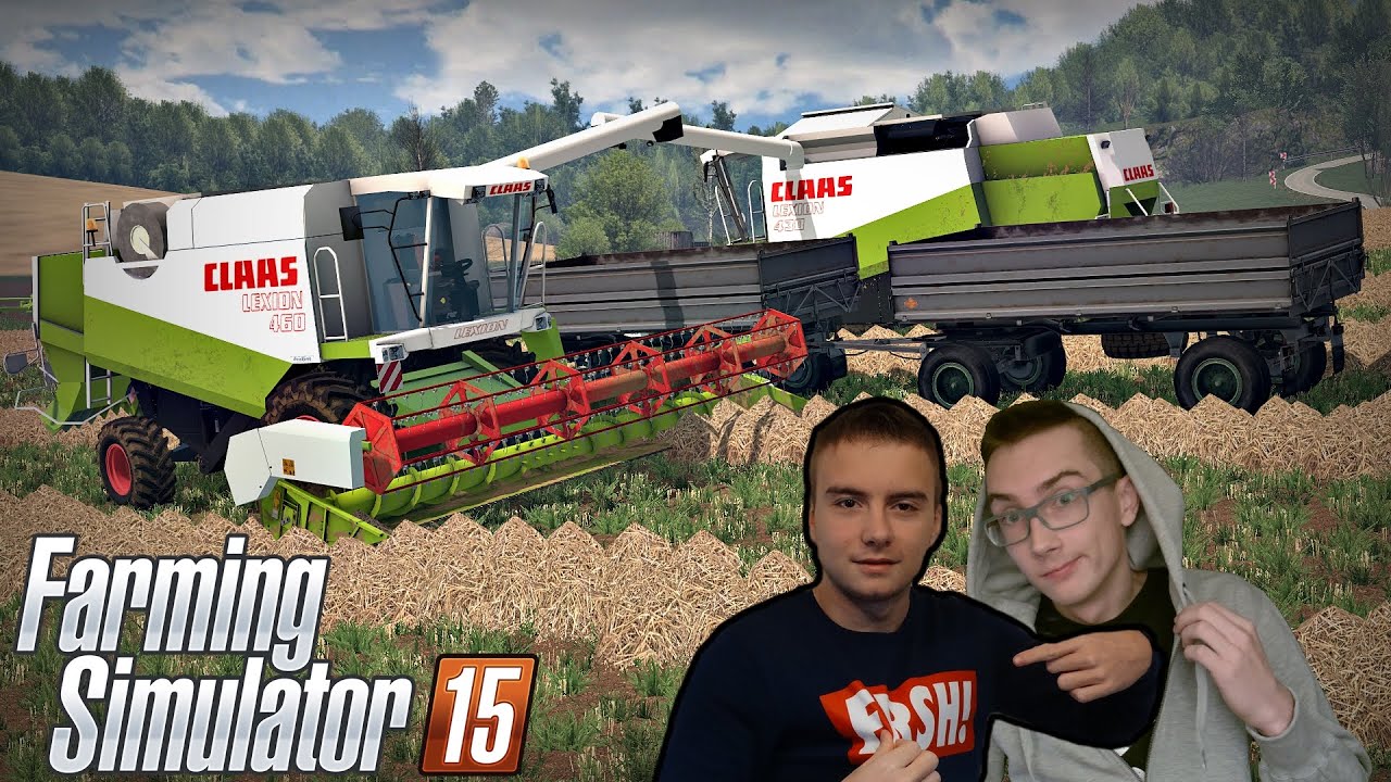 PGR na Czech Valley - Farming Simulator 15 ☆ Żniwa z babką Jadzią... - Bronczek & MafiaSolec