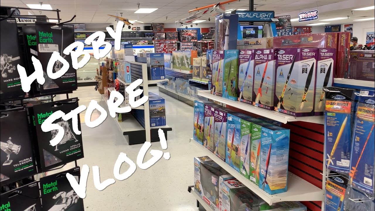 My First Ever Vlog?!  Visiting The Hobby Store! (Cars, Trains, Planes & More!) V001