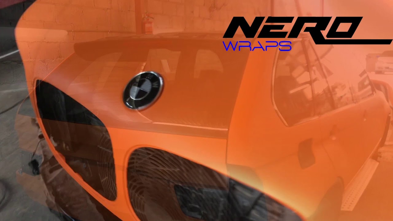 Full Wrap BMW X5 Matte Orange 3M