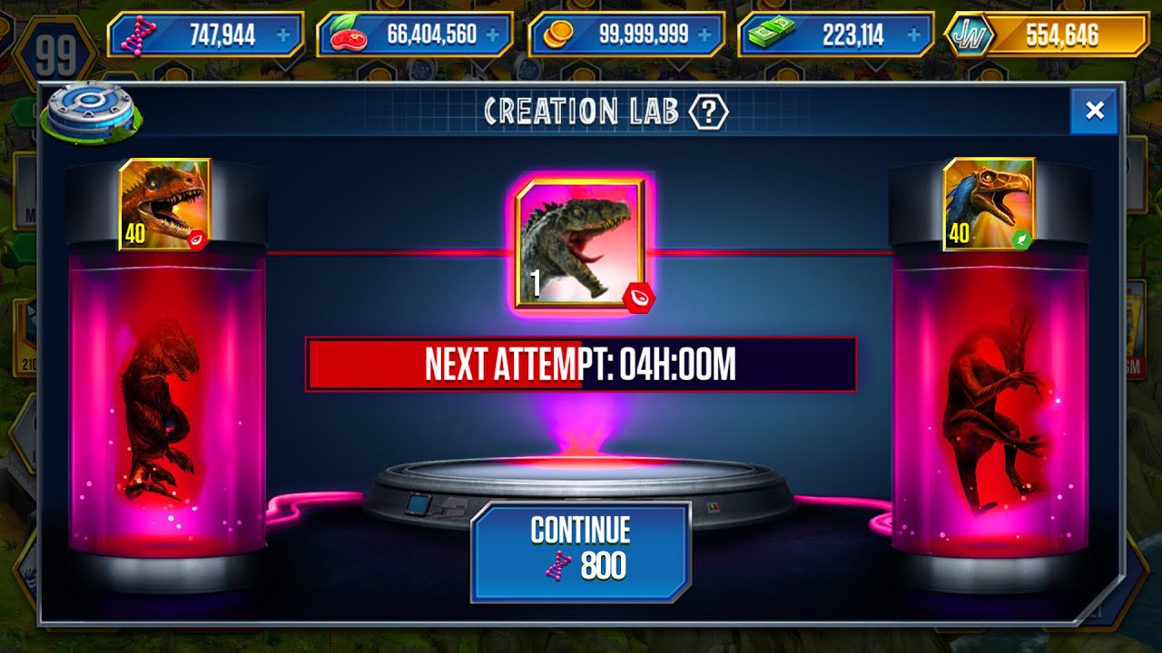 FINALLY GIGA HYBRIDS in JURASSIC WORLD THE GAME SOON?!!?!?