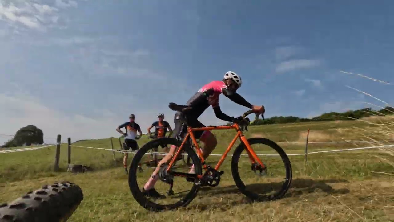 Wessex league CX Race - Rd1 - Clanfield - Sep 1st 2024 - V40s & Juniors - 4k