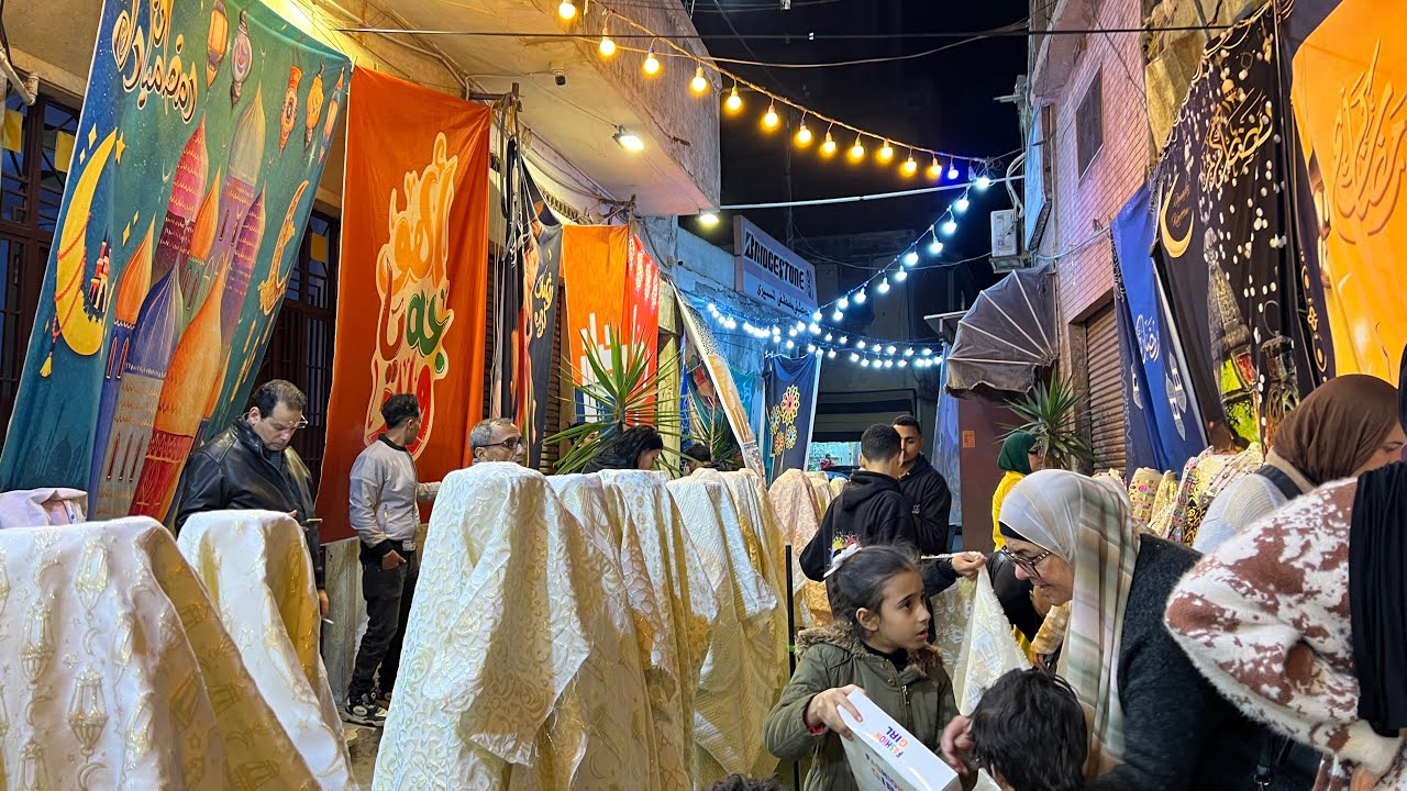 اكبر شارع قماش رمضان فى اسكندريه  والتفصيل مجانا لكل حبايب وفاء ❤️ مع وفاء محمد