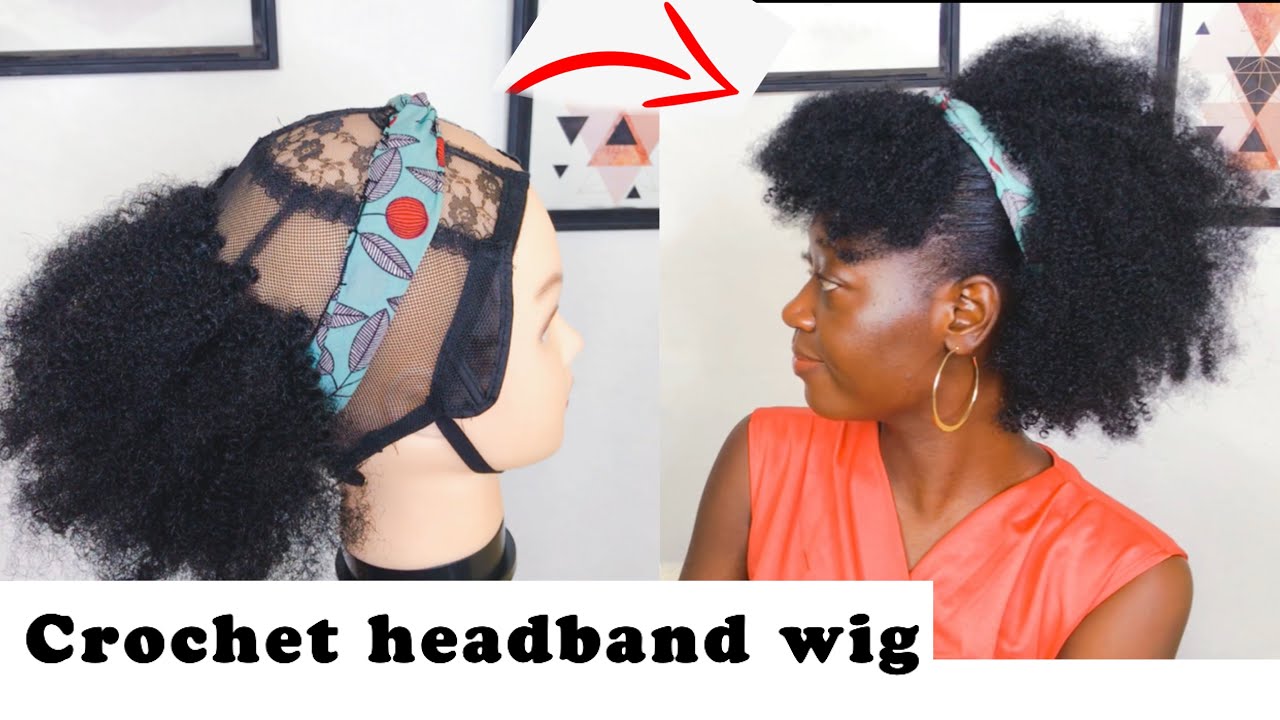 DIY Headband Wig with Fringe Tutorial ||Crochet Method