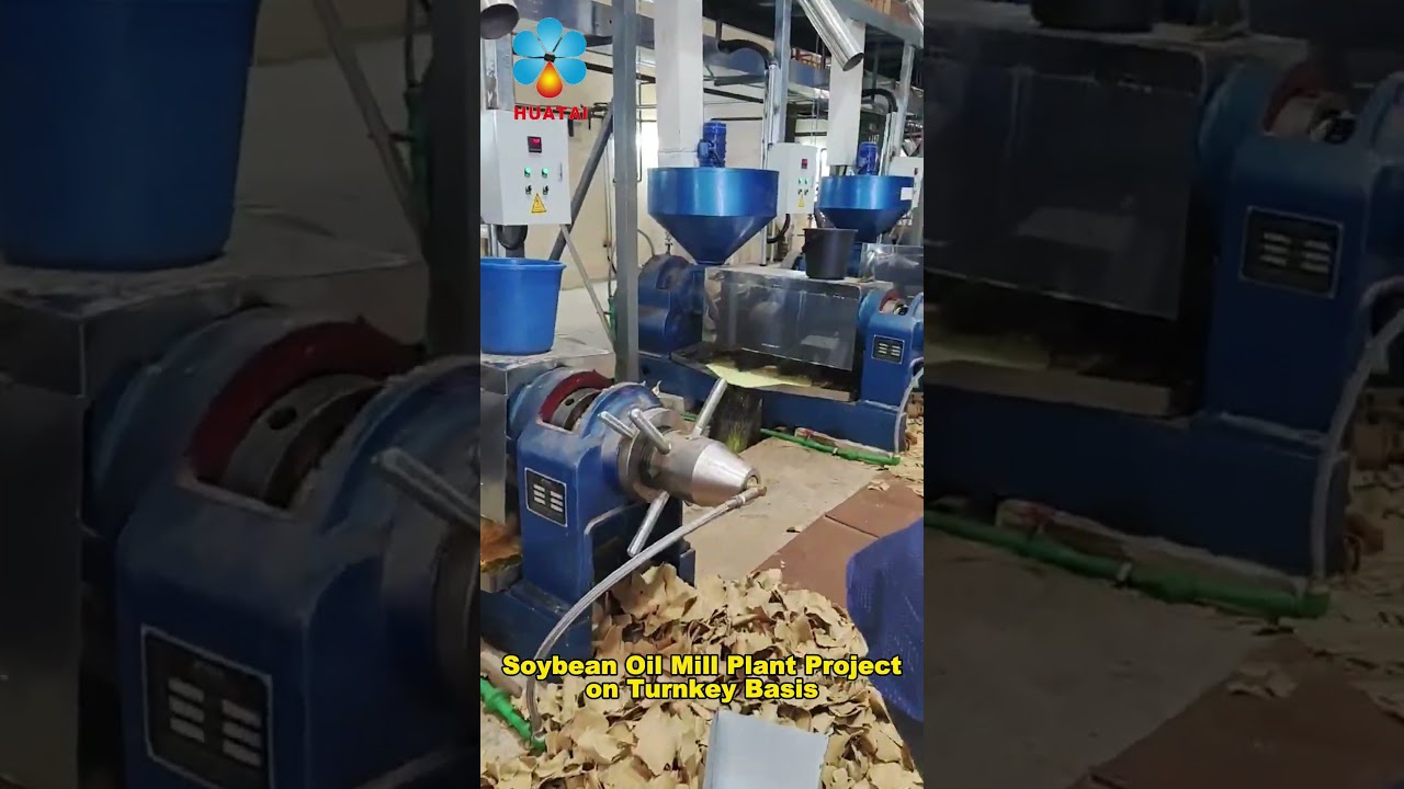 Complete plant for soybean oil processing | Soybean oil pressing | Cooking oil production solution