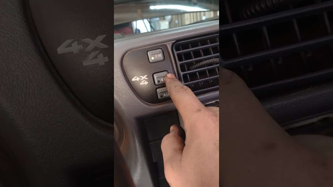 funcionamento dos botões 4x4 e reduzida S10