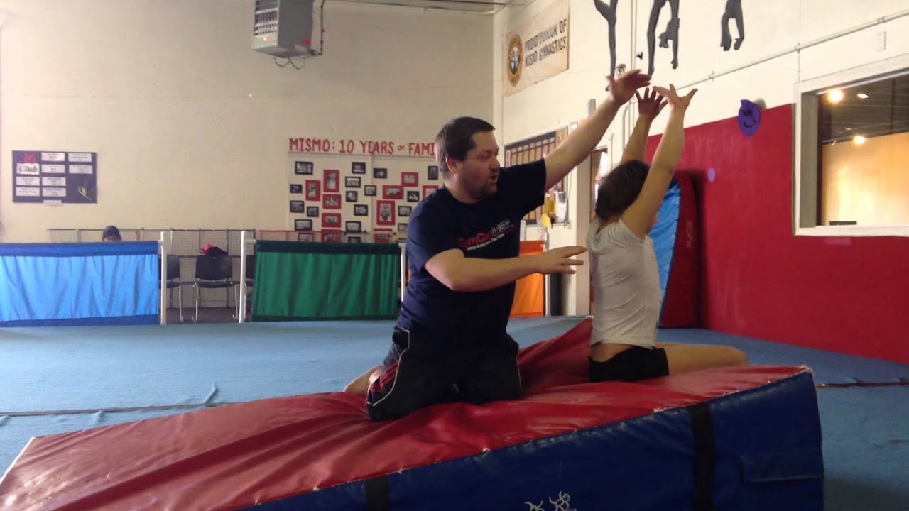 Spotting Floor: Backward Rolls, Part 3 (Straight Arms)