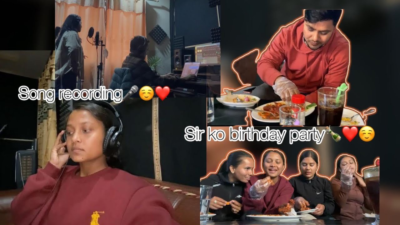 Sirko special dinma wallet khali gardim 😆||First song recorded ❤️