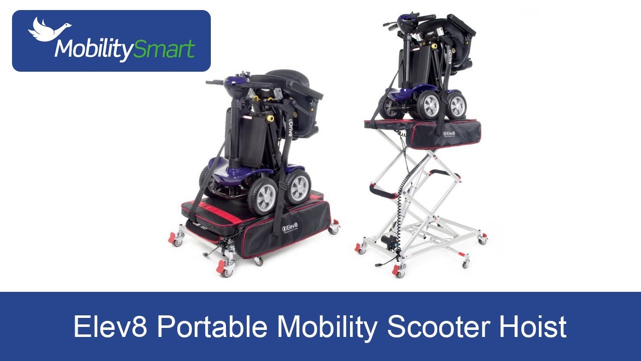 Elev8 Portable Mobility Scooter Hoist - Lifts up to 50kg up to Car Boot Level!