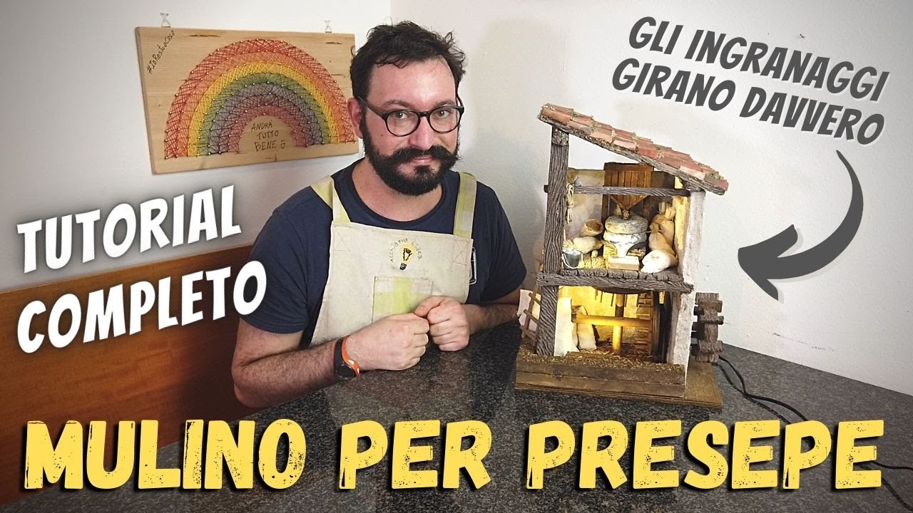 Mulino per Presepe 🌾 Modellino spettacolare 😎