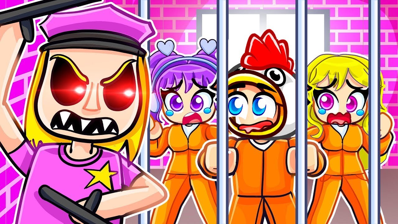 Enferm&eacute; dans une PRISON pour FILLES avec ma FANGIRL sur Roblox !