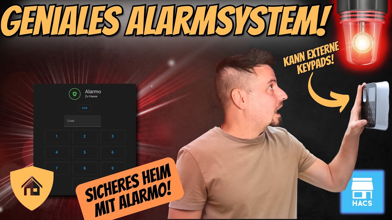 🧠 Smart Home Alarmanlage? Alarmo regelt’s! 🛡️ Einfach installieren & geschützt sein!
