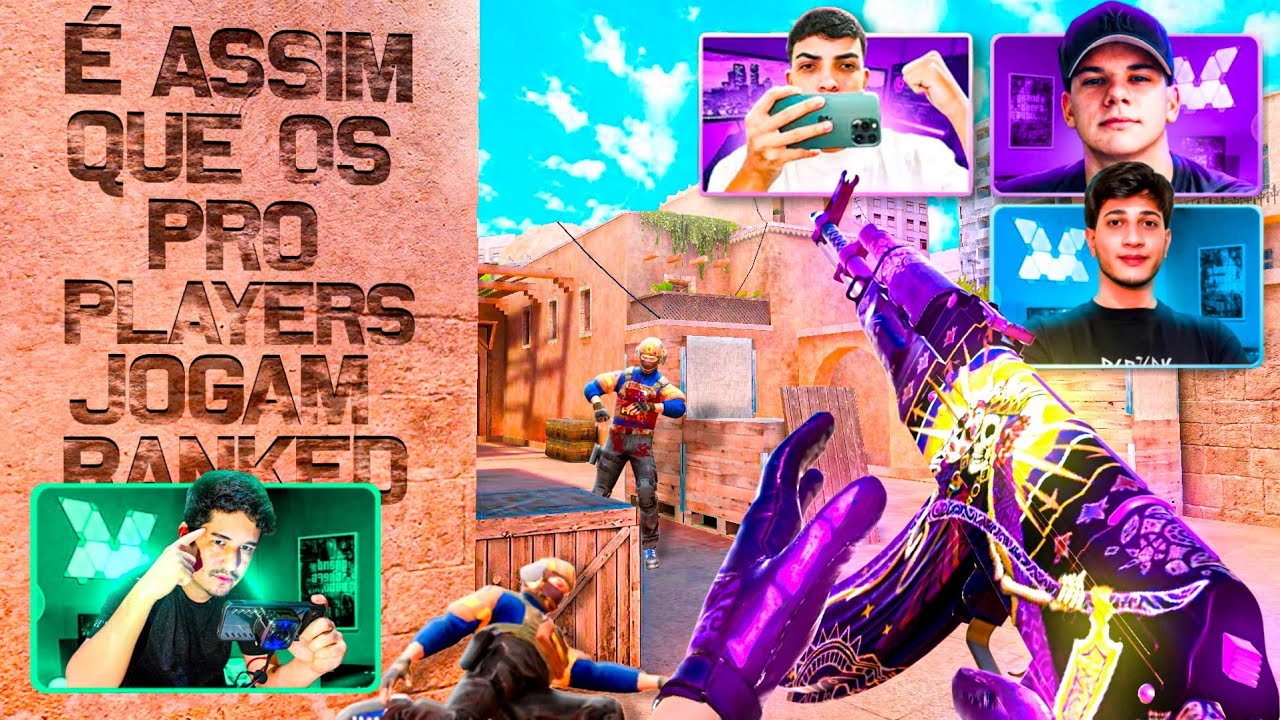 É ASSIM QUE PRO PLAYERS JOGAM RANKED | ROG PHONE 6 165 FPS - STANDOFF 2