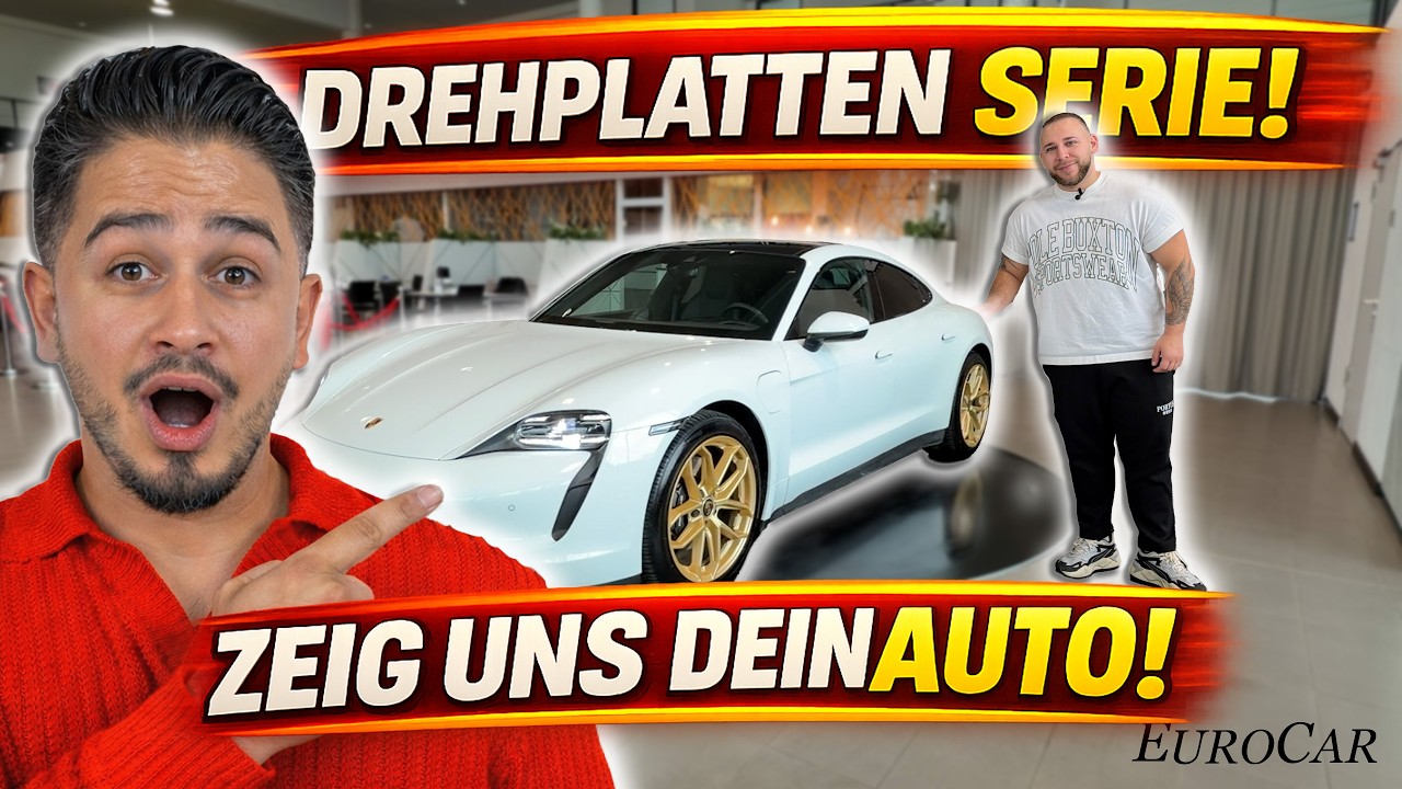 Elektro Porsche! Kann der was? Wir checken den Porsche Taycan auf unserer Drehplatte!