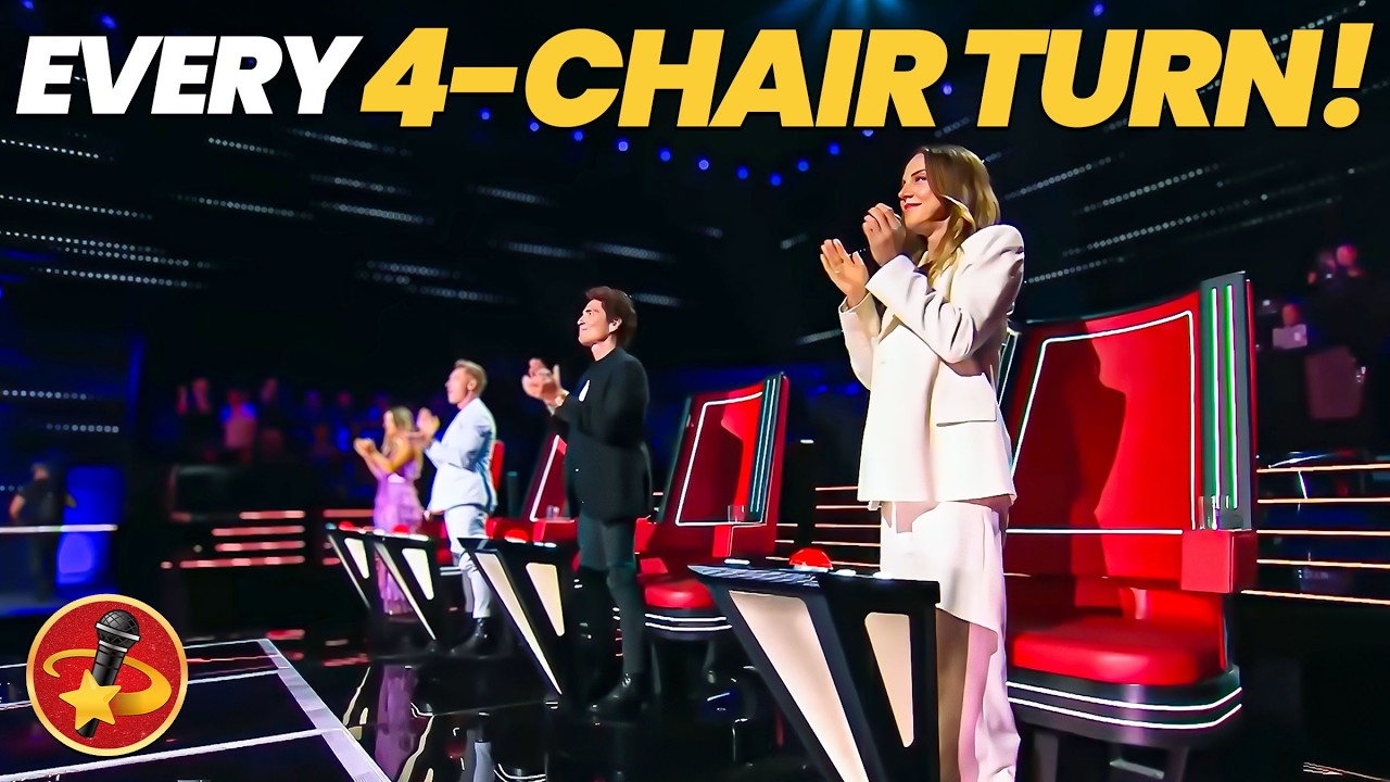 Every 4-Chair Turn on The Voice Australia 2025! | Blind Auditions