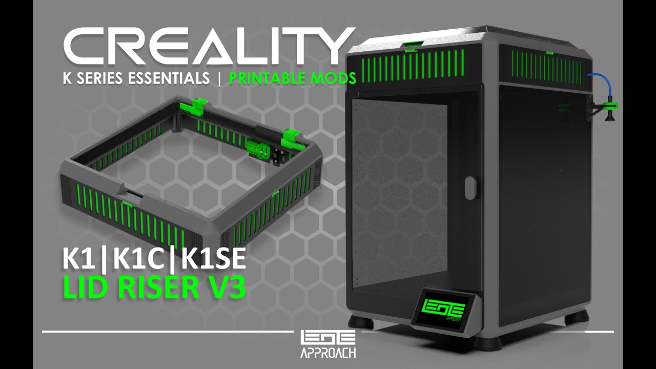 CREALITY K1 | K1C | K1SE - LID RISER V3 [FRAME EXTENSION KIT]