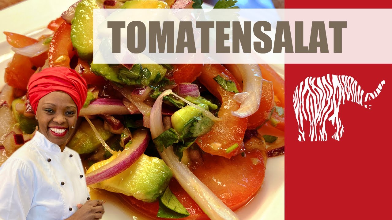 Kachumbari - Tomaten-Rote Zwiebel-Koriander Salat