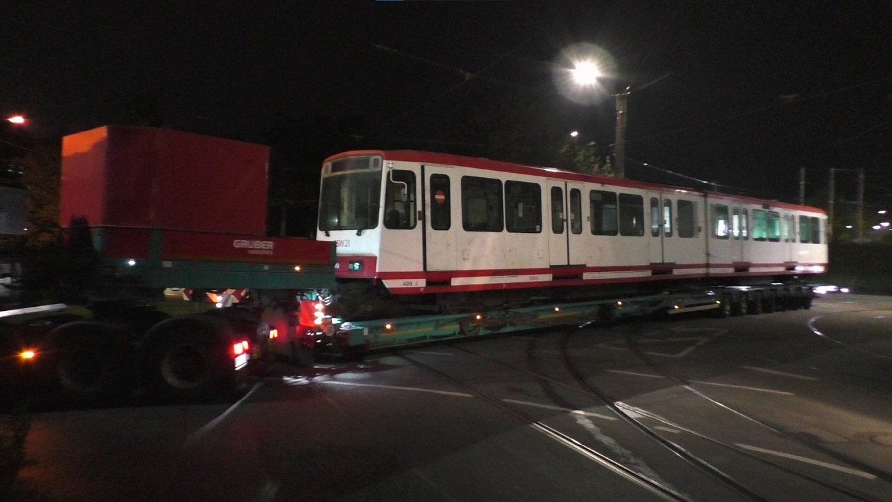 Stadtbahn Dortmund - Abtransport des letzten B100S