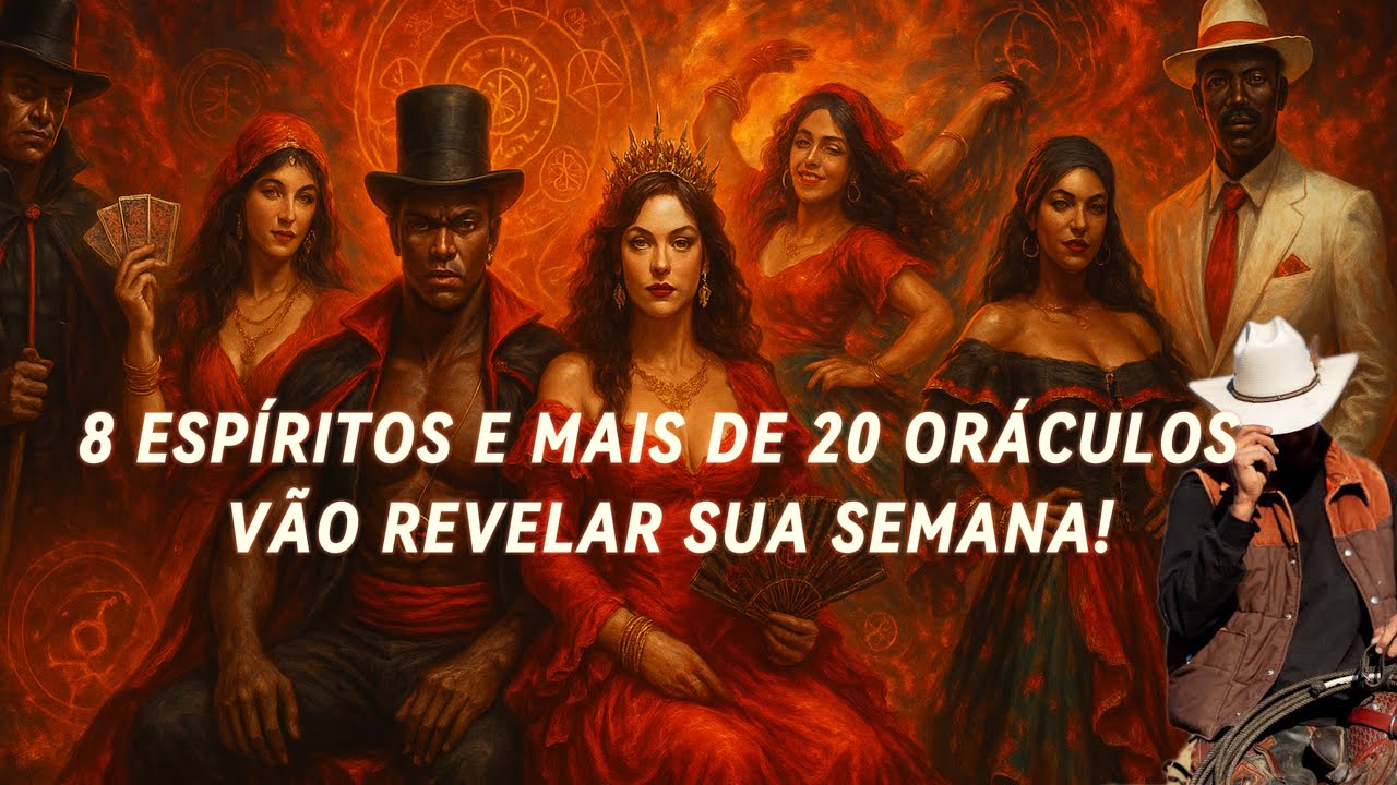 8 ESPÍRITOS E MAIS DE 20 ORÁCULOS VÃO REVELAR SUA SEMANA!