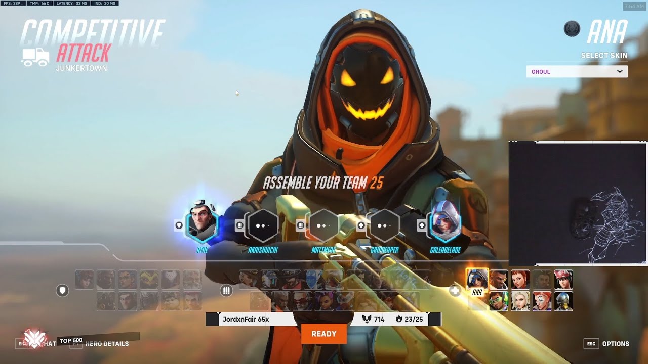 Ana is so broken! Gale Ana Overwatch 2 Season 7 Gameplay Top 500