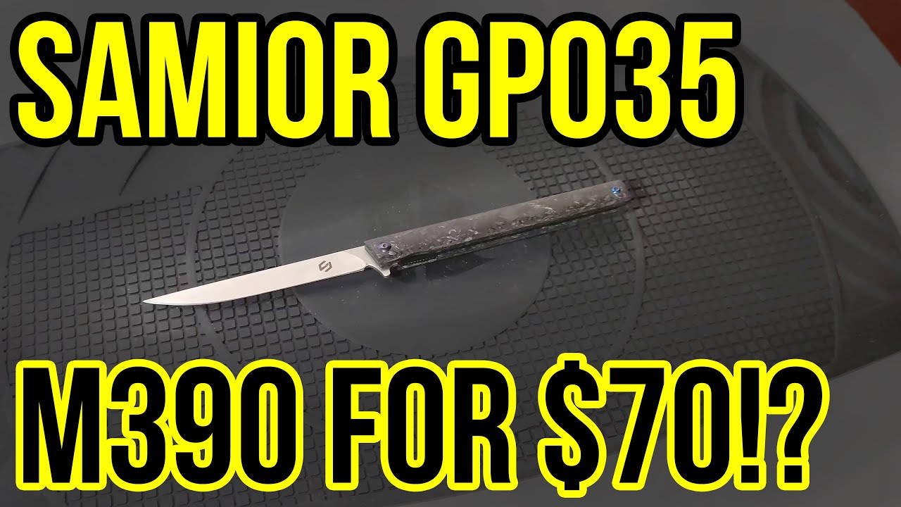 M390 STEEL FOR $70!? Samior GP035 Gentleman's Flipper Knife - Can it beat the CRKT CEO?