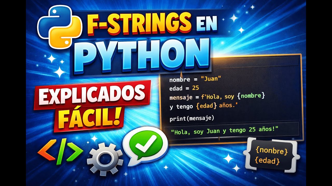 f-strings en Python explicados fácil
