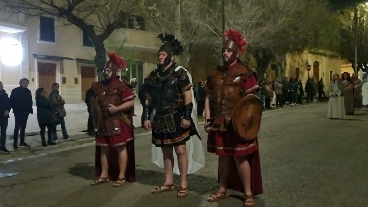 29/03/2024 Casarano la processione del venerdì Santo, video integrale 4k