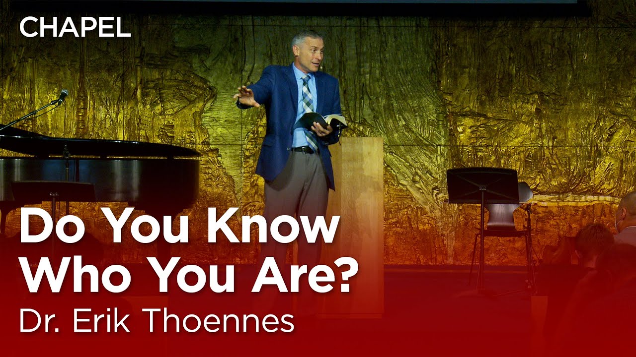 Erik Thoennes: Do You Know Who You Are? [Talbot Chapel]