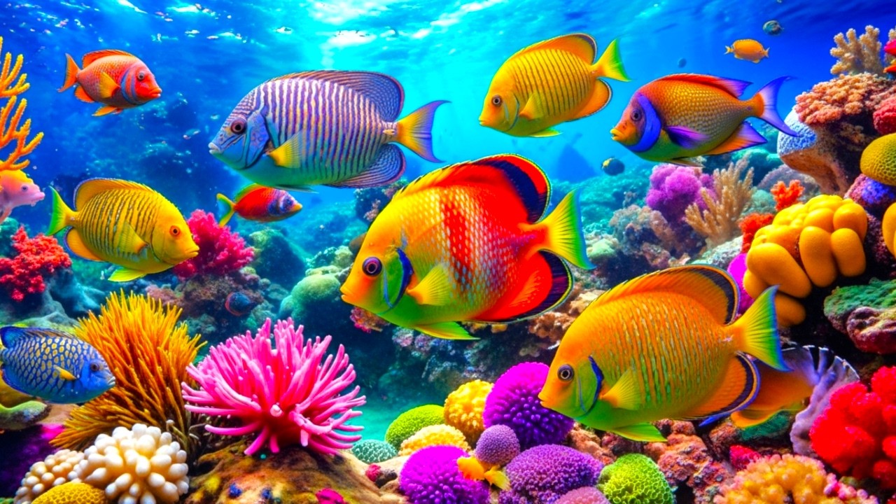 Dive Into the Mesmerizing Underwater Realm and Marvel at Sea Animal in The Best 4K ULTRA HD Aquarium