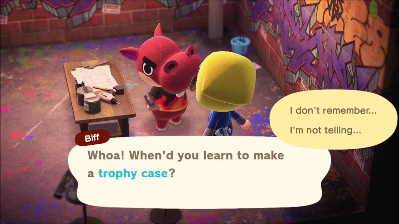 Animal Crossing New Horizons House Tour Biff Villager
